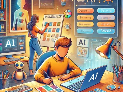 https://pub-8e6c4510cd754e5f87d370aeac8e4579.r2.dev/DALLÂ·E 2025-01-10 21.00.37 - A creative and vibrant illustration showcasing a young professional's journey in AI and technology. The image features a young individual sitting at a-400x300.webp